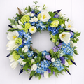 Blue Garden Wreath No. 11